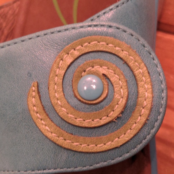 Dansko Pasadena Collection Teal Dixie Sandals, Size 39 - Picture 11 of 14